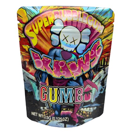 Super Bubblegum Kaws Gumbo Bag Only 3.5g x50