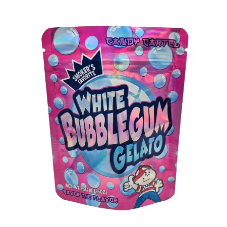 White Bubblegum Gelato Bag Only 3.5g x50