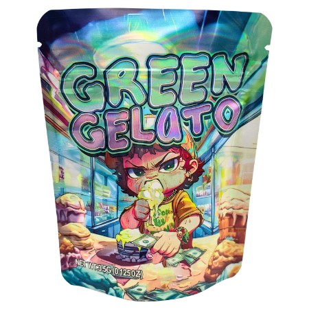 Green Gelato Bag Only 3.5g x50