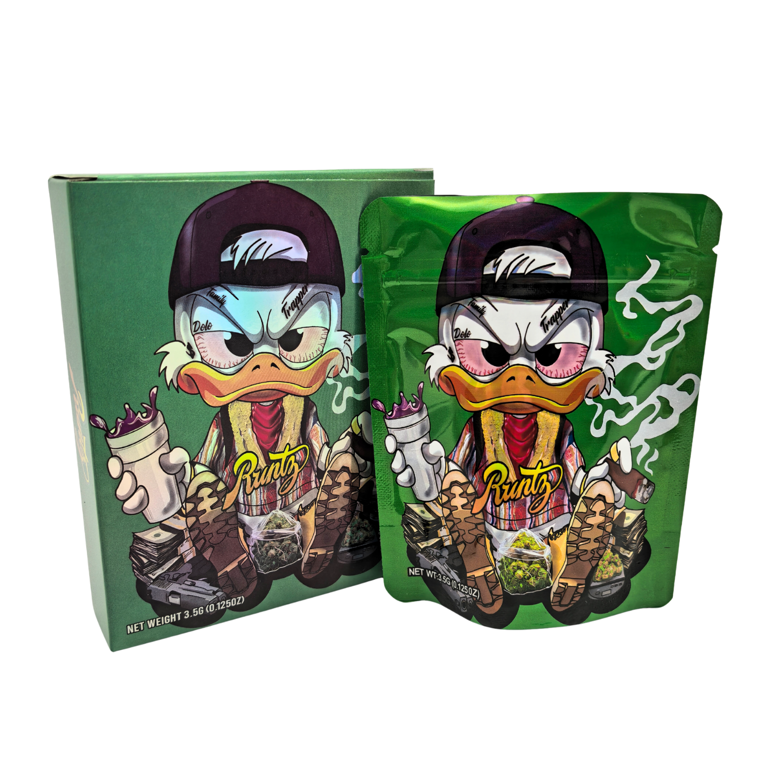 Runtz Trapper Duck BAGS AND BOXES 3.5G x25