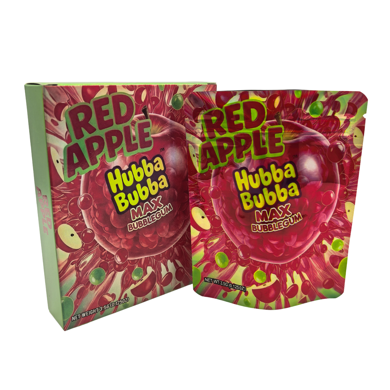 Red Apple Hubba Bubba BAGS AND BOXES 3.5G x25