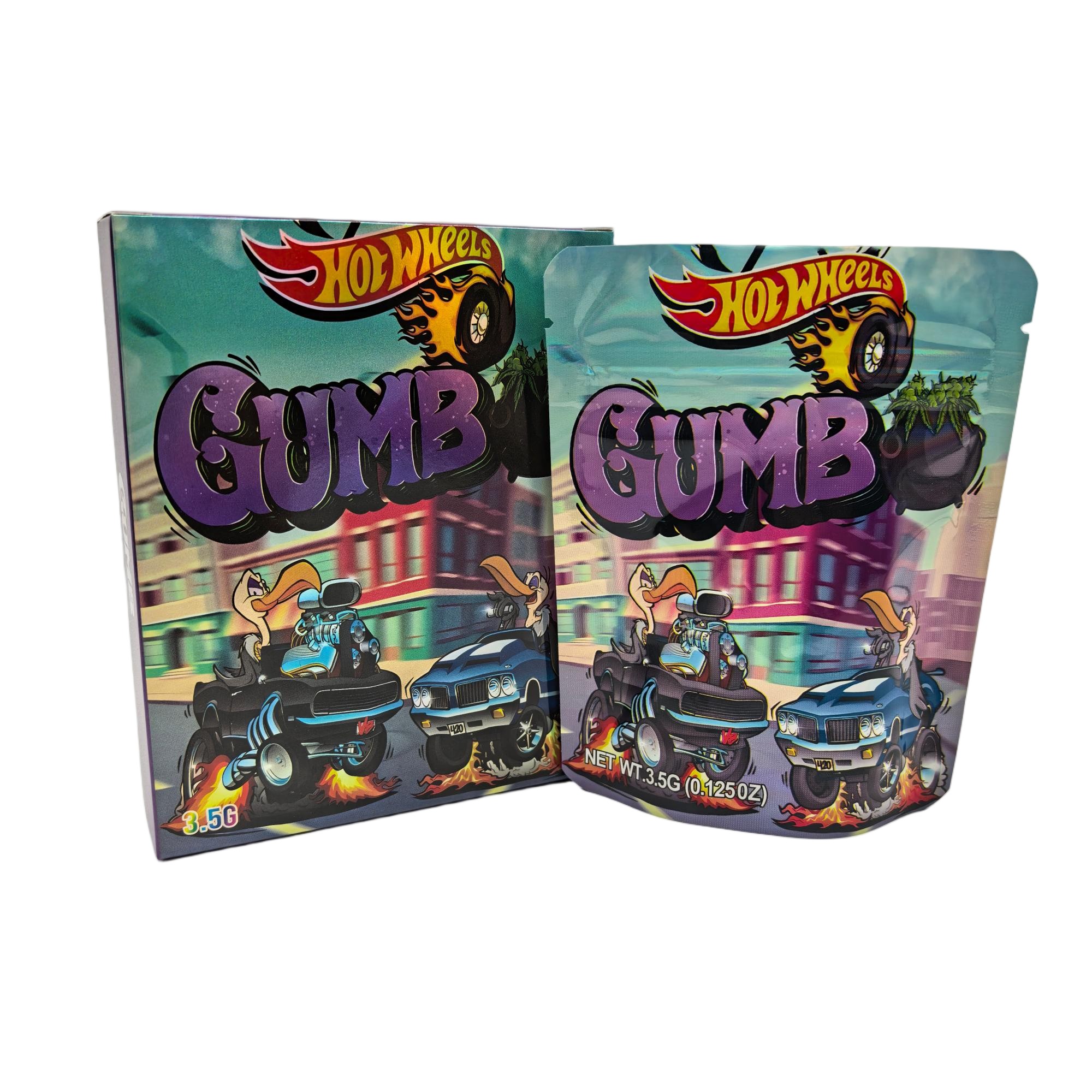 Hot Wheels Gumbo BAGS AND BOXES 3.5G x25