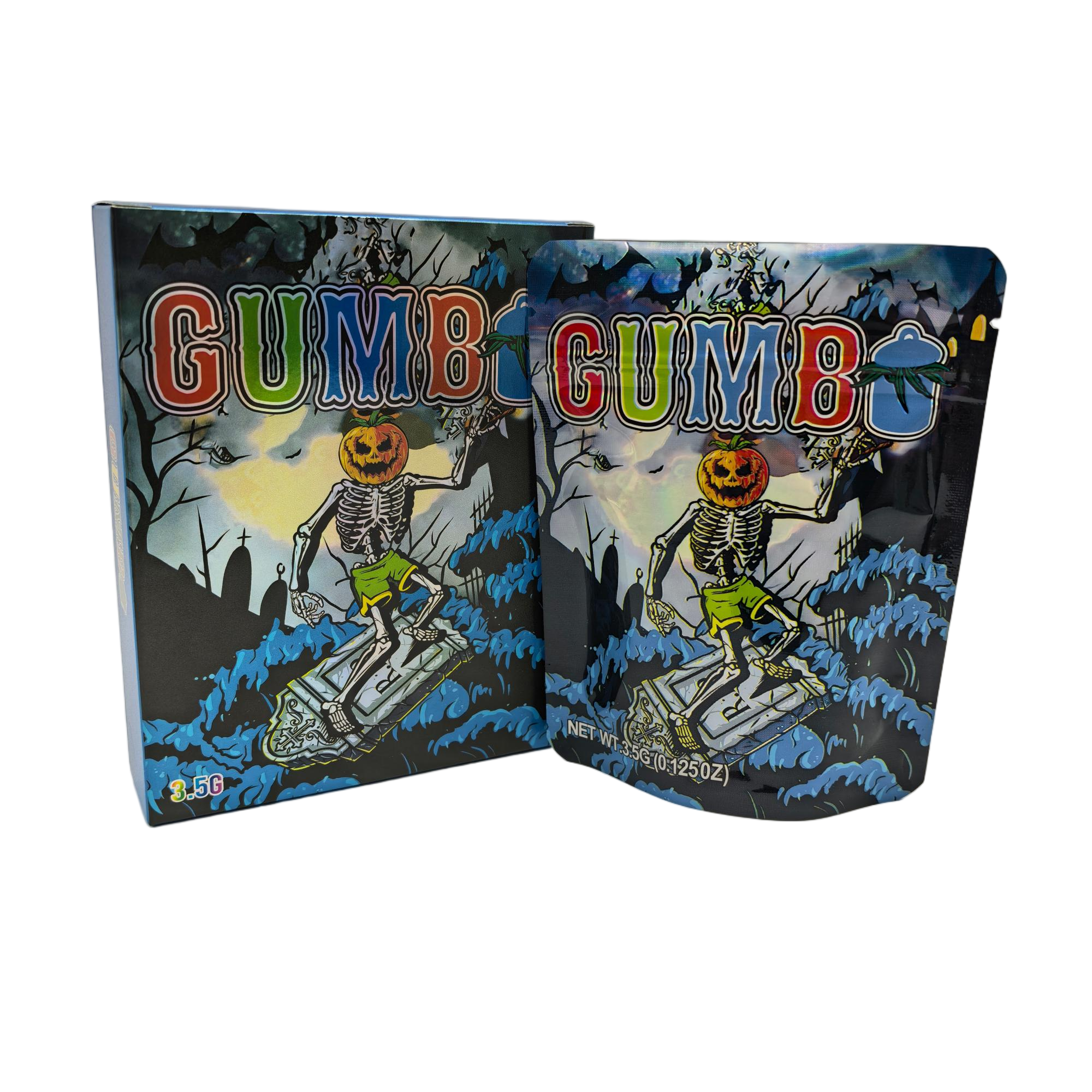 Halloween Skeleton Gumbo BAGS AND BOXES 3.5G x25