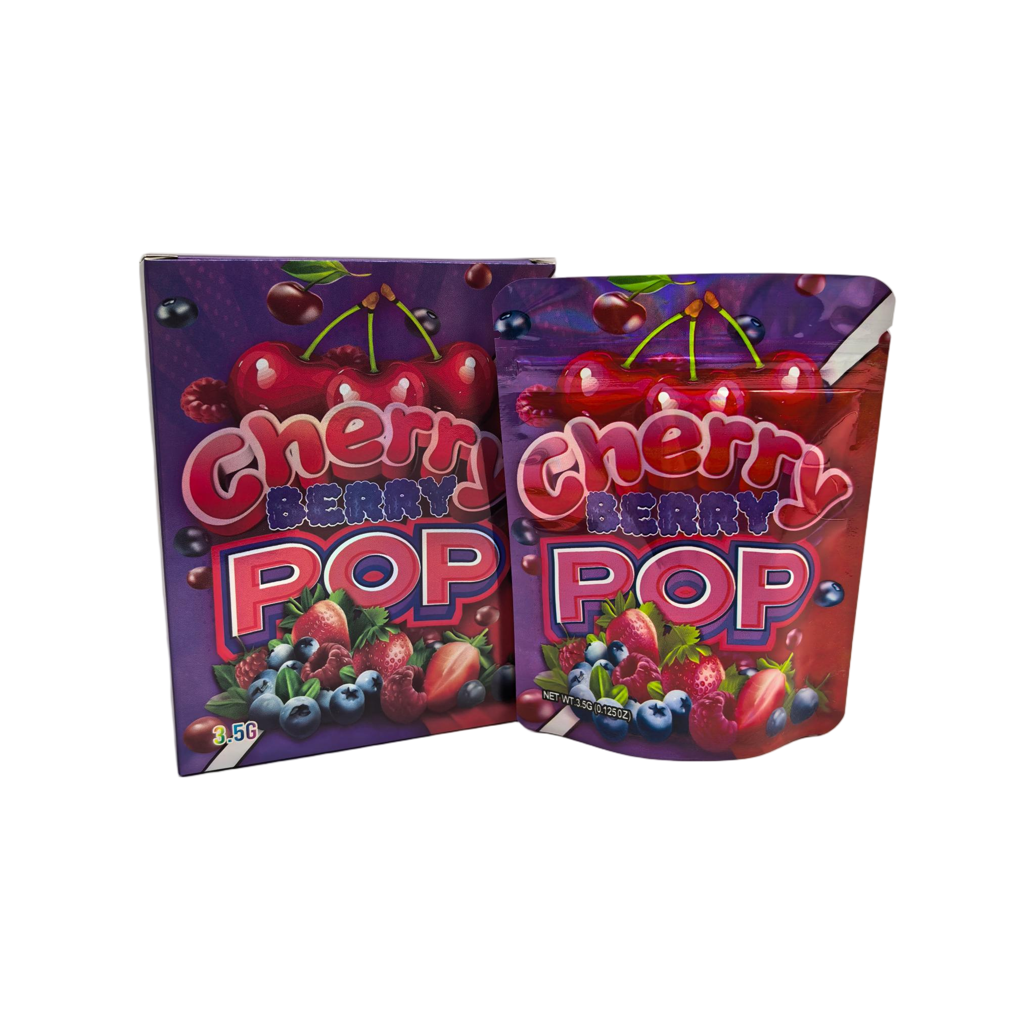 Cherry Berry Pop BAGS AND BOXES 3.5G x25