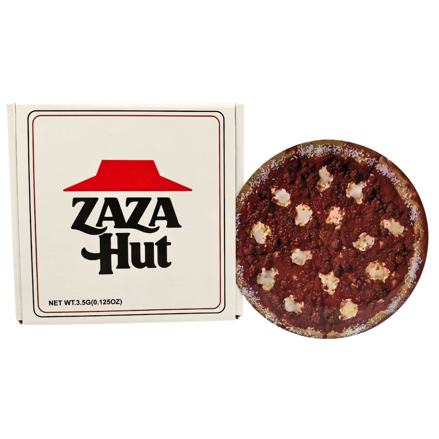 ZAZA Hut Pizza Bag and Box 3.5g x25