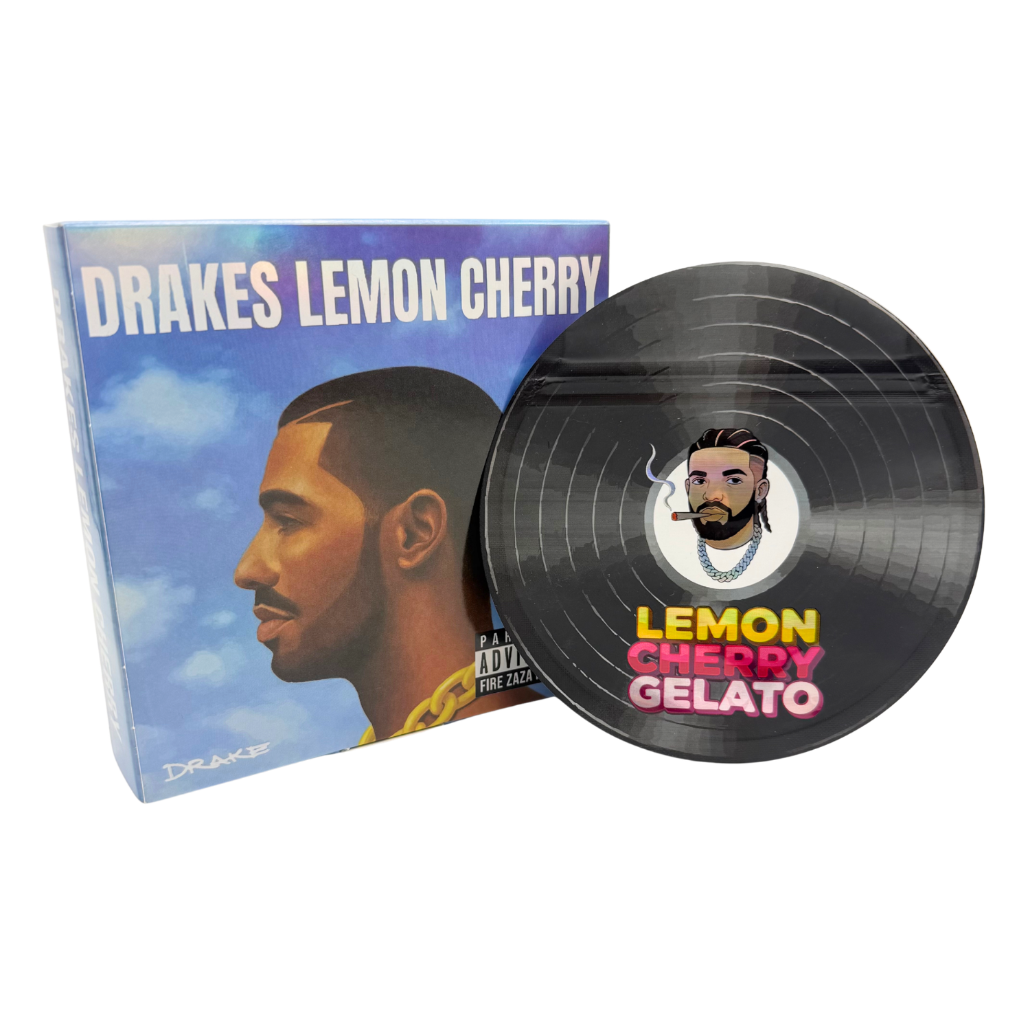 DRAKE LEMON CHERRY GELATO Vinyle Record with Mylar x25